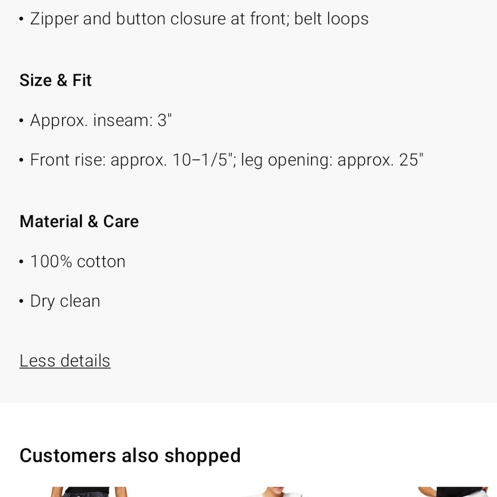 7FAM Monroe jean shorts - Picture 2 of 9